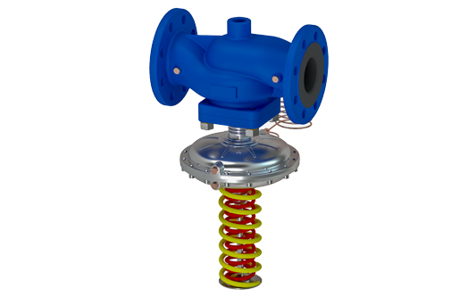 Регулятор дифференциального давления прямого действия LDM RD 212 чугунный фланцевый PN25