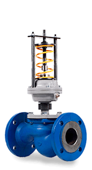 Регулятор давления до себя КПСР фланцевый чугунный PN16