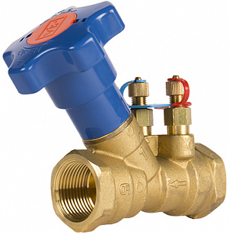 Клапан балансировочный VIR 9515 латунный резьбовой PN25