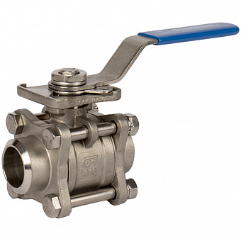 Кран шаровой полнопроходной GENEBRE 2026 нерж. сталь под приварку PN63 с ISO-фланцем Кран шаровой полнопроходной GENEBRE 2026 нерж. сталь под приварку PN63 с ISO-фланцем