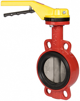 Затвор дисковый поворотный XUROX 205WE P чугунный межфланцевый PN16