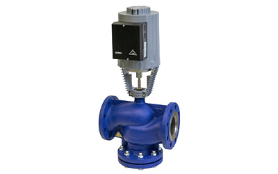 Клапан регулирующий двухходовой LDM RV 113 L с электроприводом чугунный фланцевый PN16 Клапан регулирующий двухходовой LDM RV 113 L с электроприводом чугунный фланцевый PN16