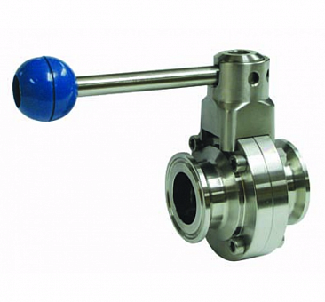 Затвор дисковый поворотный Genebre 2940 нержавеющая сталь под зажимы PN10