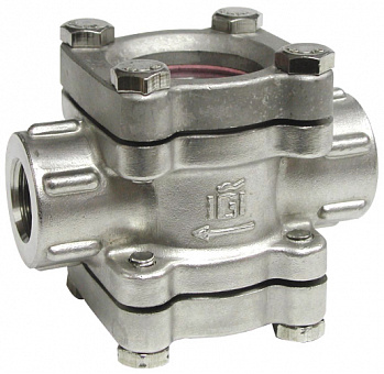 Стекло смотровое GENEBRE 2240 нерж. сталь резьбовое PN16 Стекло смотровое GENEBRE 2240 нерж. сталь резьбовое PN16