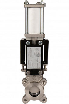 Задвижка-шиберная-VALSTOK-VA-02-DA-N-нержавеющая-сталь-межфланцевая-с-пневмоприводом-PN4-–-PN10
