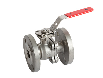 Кран шаровой полнопроходной RUSHWORK 7528 нержавеющий фланцевый c ISO-фланцем PN16 – PN40