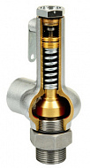 Клапан предохранительный ZETKAMA 781T латунный резьбовой PN16