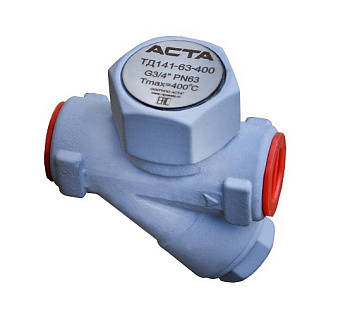 Термодинамический конденсатоотводчик АСТА ТД141 резьбовой нержавеющий PN63