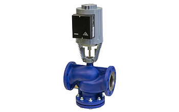 Клапан регулирующий двухходовой LDM RV 113 L с электроприводом чугунный фланцевый PN16 Клапан регулирующий двухходовой LDM RV 113 L с электроприводом чугунный фланцевый PN16